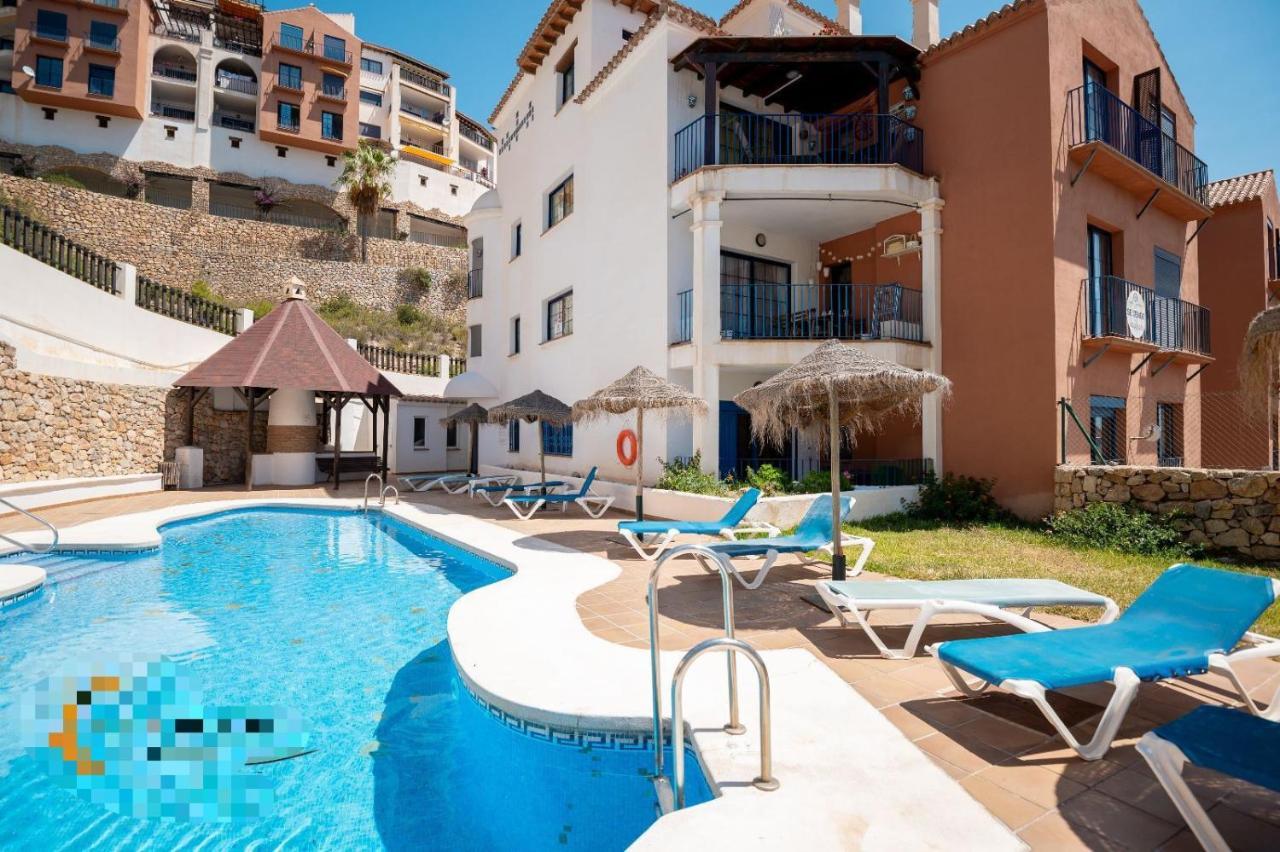 Vista Bahia Con Piscinas, Parking Y Terraza Apartment La Herradura  Ngoại thất bức ảnh